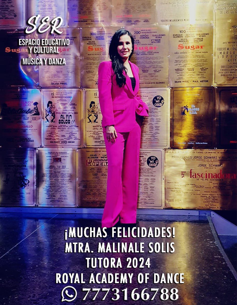 EEC_SER's tweet image. TUTORA de las futuras generaciones de maestros a nivel nacional por la
@RADheadquarters 

@EEC_SER 
Inscripciones abiertas
WhatsApp 777 316 67 88
#balletdancer #puntas #repertorio #horariosmatutinos
#certificioninternacional
#horariosvespertinos #todoslosniveles #jazz