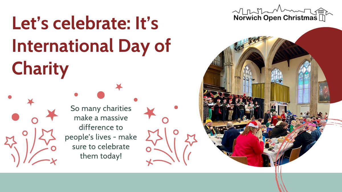 It's #InternationalDayofCharity!

Let's celebrate the amazing charities that work hard everyday to make a huge difference to our lives!
