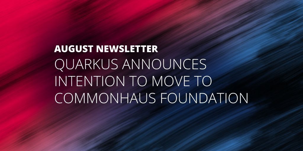 The August newsletter has been sent so check out the latest cool Quarkus articles and videos.

buff.ly/3YG7e1f

Sign up to get it delivered to your inbox.