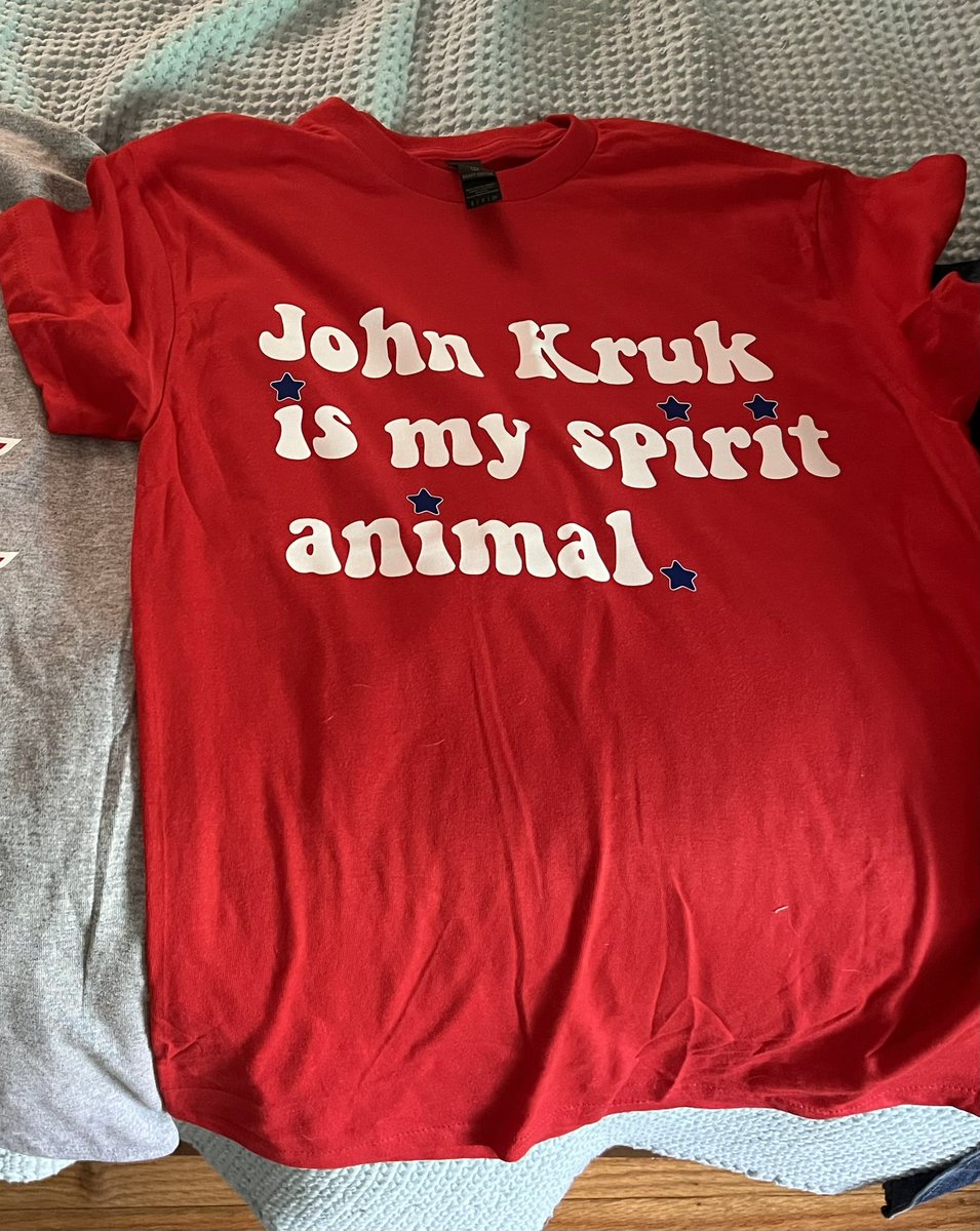 lindseylee725's tweet photo. New shirt for tonight @JohnKruk hoping to bring them some better luck! https://t.co/TFu95eZ4XX