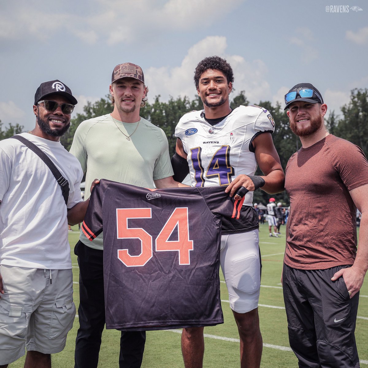 Ravens's tweet photo. Baltimore’s Birds‼️

@Orioles https://t.co/yly0GBg9DZ