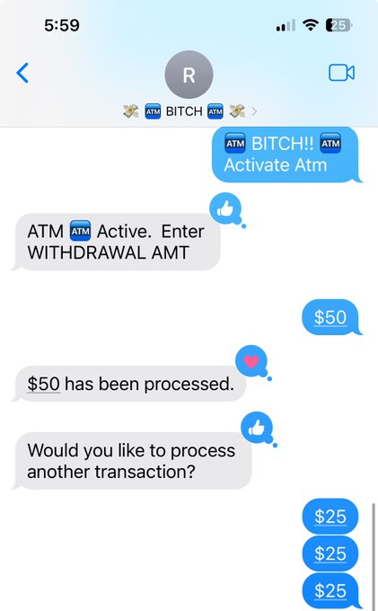 Love using my 🏧 bitchhh.. 🏧 💸 😂 https://t.co/PVWa5CcEJI<a href="/tag/newprofilepic"class="tags"><span>#newprofilepic</span></a>