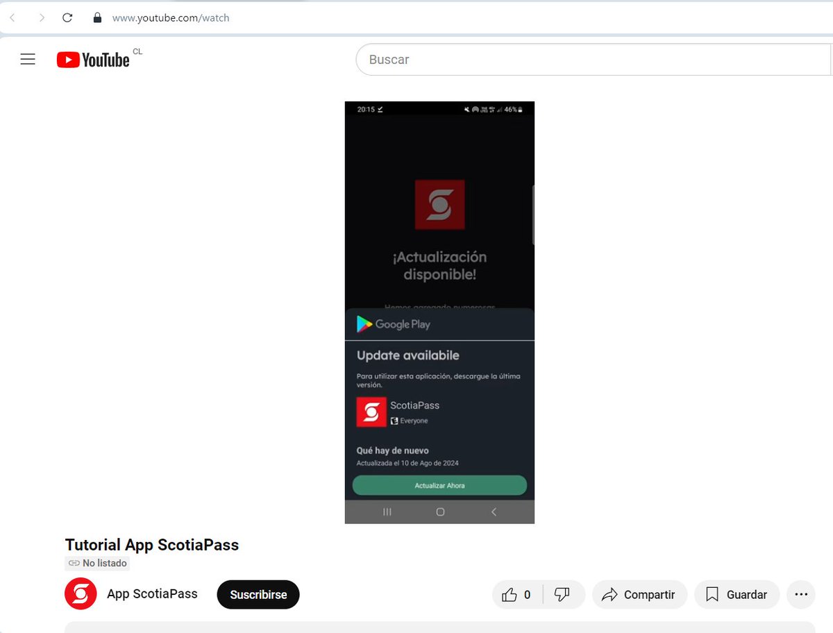 1ZRR4H's tweet image. 🚩 Nuevo dominio .CL registrado para distribuir el Troyano para dispositivos Android #SpyNote. 

El sitio web se encuentra en scotiapass[.]cl y suplanta a Scotiabank Chile 🇨🇱

Los actores de amenaza también crearon un canal de YouTube (ScotiaPass) con una guía de instalación 😏…