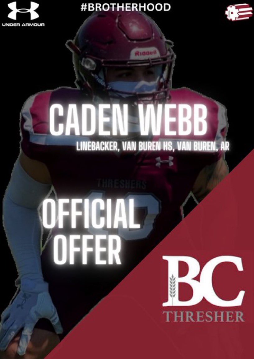 After a great conversation with <a href="/TheTerryCook/">Coach Terry Cook</a> I am blessed to receive an offer from <a href="/Threshers_FB/">Bethel College FB</a> <a href="/CoachMarkhamBC/">Daylon Markham</a> <a href="/CoachMillerBC/">Kade Miller</a> 

<a href="/pointerfootball/">Van Buren Football</a> <a href="/moehenry1/">🟢🏈Moe Henry🏄🏿‍♂️🕳🟢</a> <a href="/Haynes_TB02/">Joe Haynes Jr., Ed.S.✌🏾❤️🙏🏾🙌🏾💯✝️</a> @cedwardsNFL @NE_Ok_HS_Sports