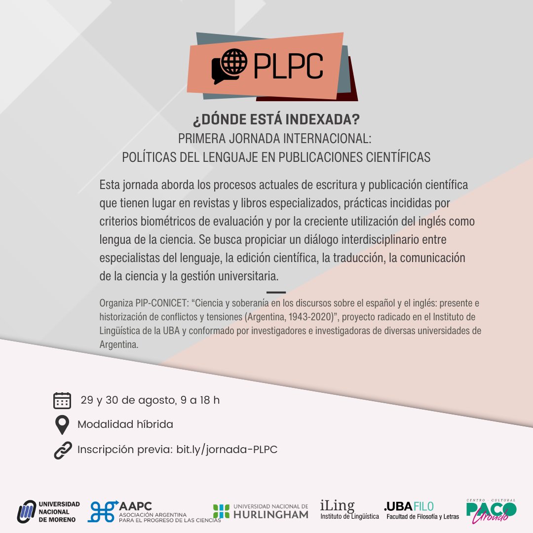 Instituto de Lingüística tweet media