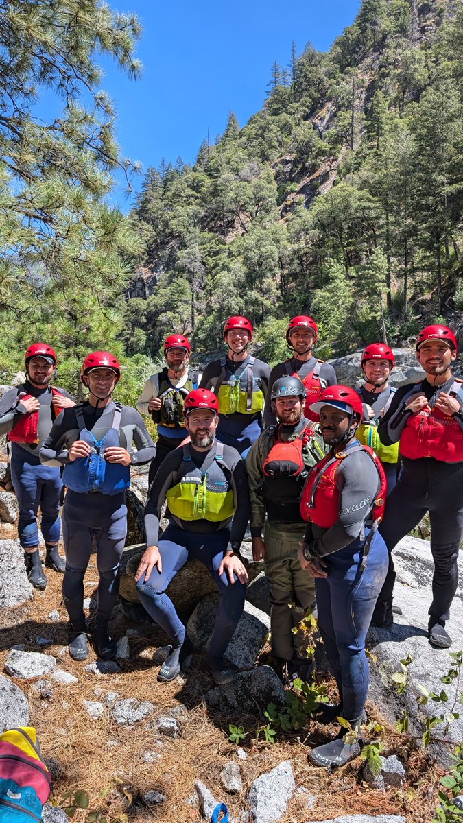 Davids_Eng's tweet photo. The DE team participated in a great river rescue and swift water safety course with Sierra Rescue International.  A special shout out to Tim Warren for leading such an informative training for us - we all enjoyed the day! https://t.co/w0fib54594