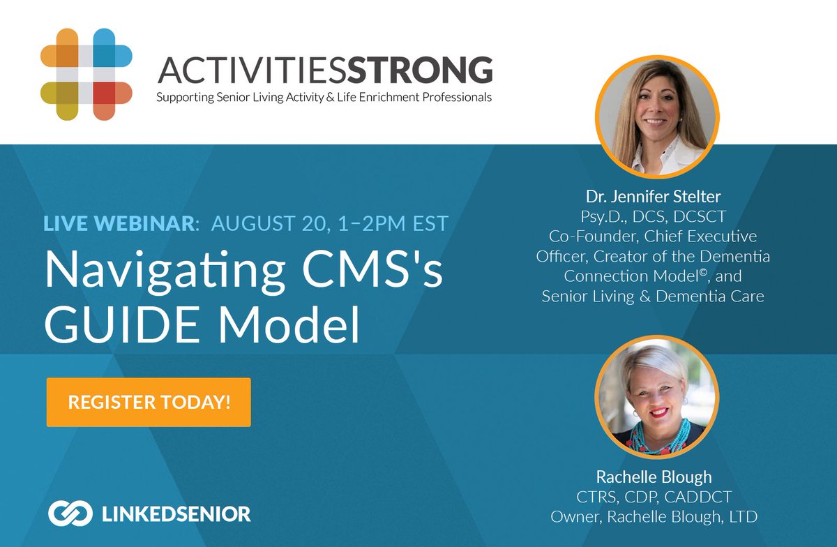 Join us on Aug. 20 to find out more about CMS' GUIDE Model with Jennifer Stelter and Rachelle Blough.

Register here: hubs.li/Q02LjR4h0