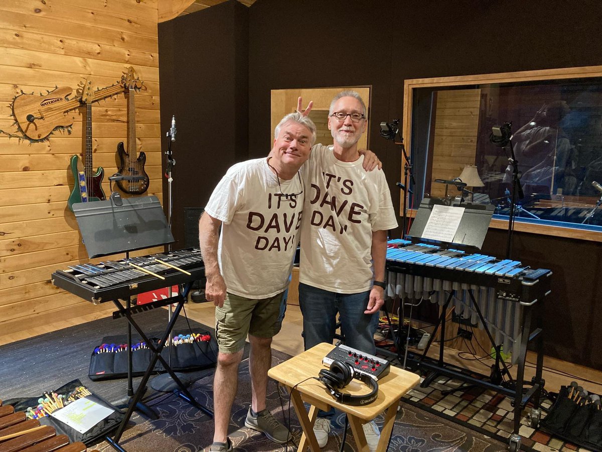 It still doesn't feel realistic that my <a href="/rowloff/">Row-Loff</a> friends on the other side of the ocean are recording my music.

Here’s an image of Chris &amp; David who were recently working on recording my new composition for percussion ensemble “Peaks Of Ararat” Thanks a lot guys!