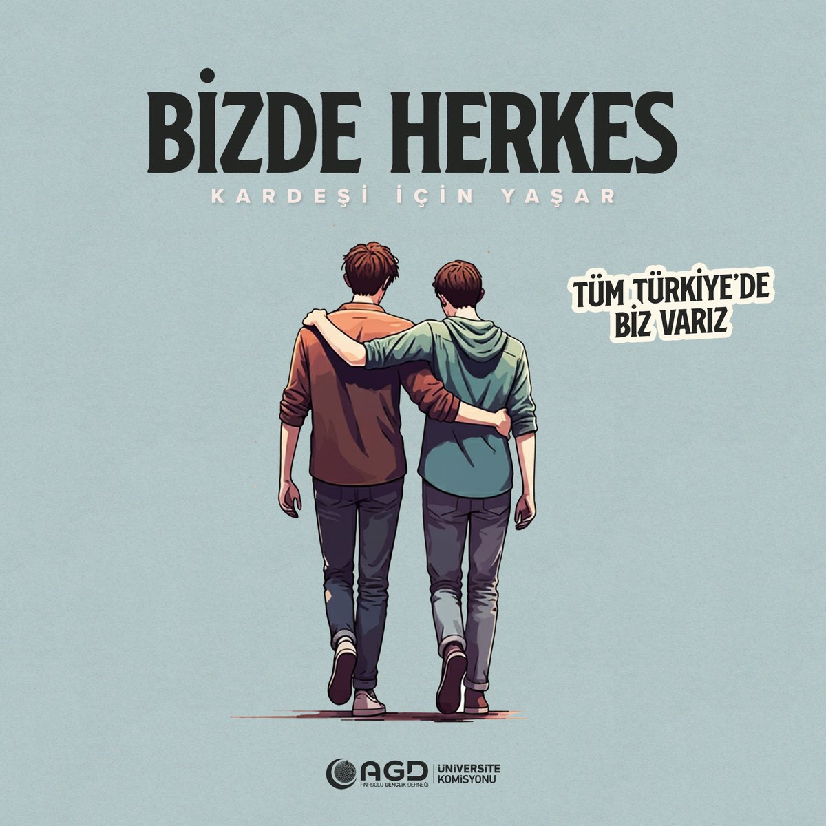 Bizde herkes kardeşi için yaşar!

#TercihimAGD
#TümTürkiyedeBizVarız
#YKS2024