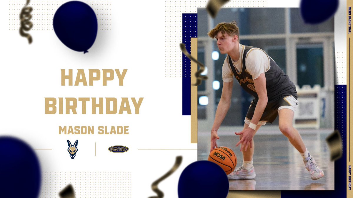 Happy Birthday to Sophomore Guard Mason Slade! 🎊🦘

#Brotherhood