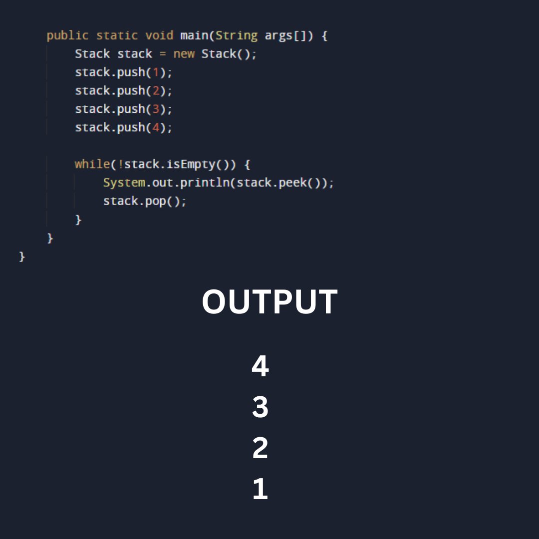 coderpedia's tweet photo. Today was our Day 7 of #100DaysOfCode challenge in which we have learnt about one of the most Data Structure which is Stack and have tried solving some of the problems related to it. Here we have implement Stack using Linked List and ArrayList in Java. https://t.co/fHfQhX7eRl