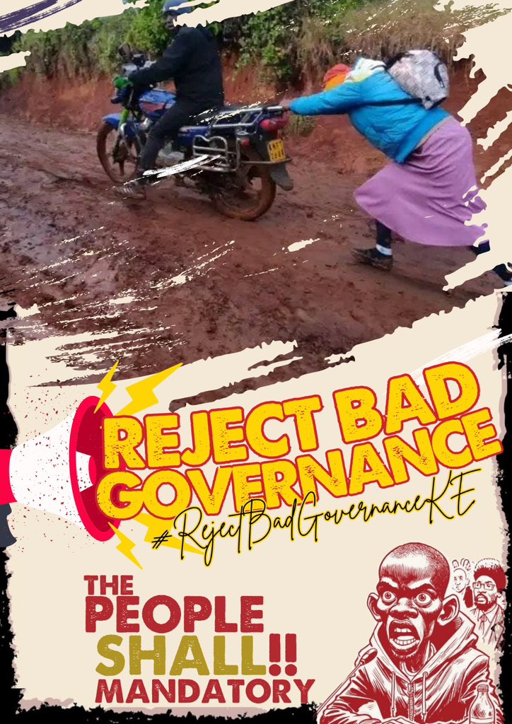 Mabonga_254's tweet photo. Bad state of our roads na mps wanachukua hongo state house!!

What bullshit is this?
#RejectBadGovernanceKE #RutoMustGo https://t.co/0YPXiGrGg4