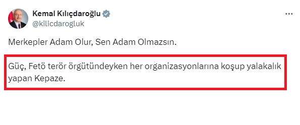 zekibahce's tweet photo. Kemal Kılıçdaroğlu, Fatih Alyatlı'ya ağzına geleni söylerken çok önemli bir cümle daha söylüyor.

🔴Güç Fetö terör örgütündeyken....

Yani Erdoğan'dan önce gücün Fetö terör örgütünde olduğunu, ve Fetö örgütünü bitirenin de Erdoğan olduğunu itiraf ediyor.

#AKParti23Yasında