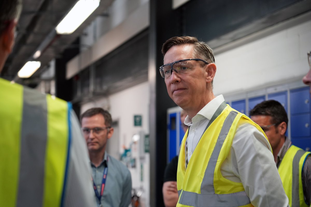 Andy said: 🗣 “It was great to see, first hand, how we are working with our industry partners to increase ammunition stockpiles so our armed forces can protect our nation, and our allies.”
 
📲Stay tuned for more updates.