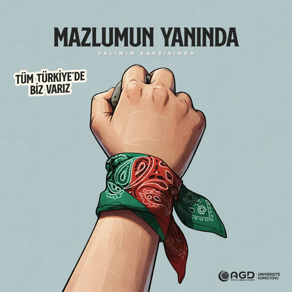 Mazlumun yanında, Zalimin karşısında
#TümTürkiyedeBizVarız

#TercihimAGD
#YKS2024