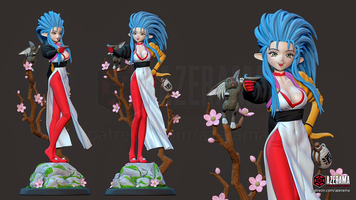 Azerama_Art's tweet photo. This month's Exclusive Loyalty Reward model is Ryoko Habuki from Tenchi Muyo.
https://t.co/DiQoAbz6OG
#RyokoHabuki #TenchiMuyo #AnimeFigures #3DPrinting #ExclusiveModel #AzeramaStudio #AnimeCollectibles #Ryoko #AnimeLovers #PatreonExclusive #3DArt #3DPrintedFigures https://t.co/yi9VA8pbyy