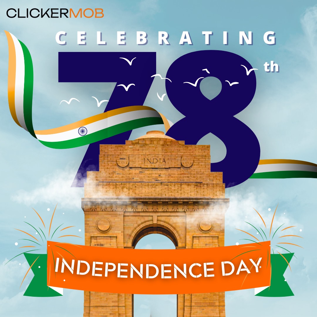 clickermob's tweet photo. "Honoring the sacrifices that gave us freedom,  
Cherishing the unity that binds us together,  
Celebrating the pride of being Indian,  
Happy Independence Day!

#IndiaIndependenceDay #78YearsOfFreedom #IndependenceDay #Freedom #NationFirst #ProudCitizen" https://t.co/Vlv4ApNKOx