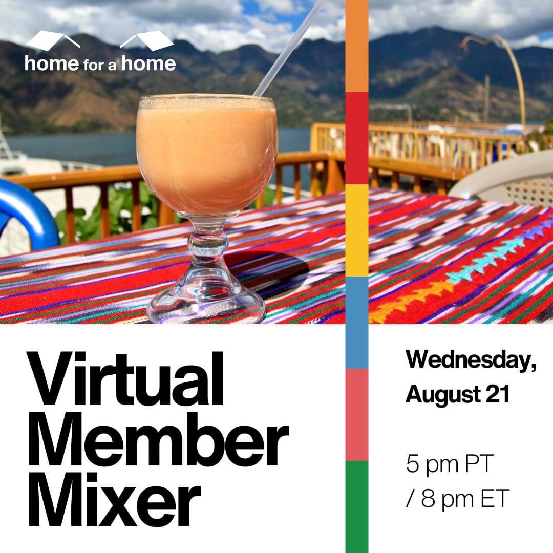 Join us for the first Home for a Home virtual happy hour! Meet with other members and learn about exciting updates from board members.

RSVP: eventbrite.com/e/home-for-a-h…