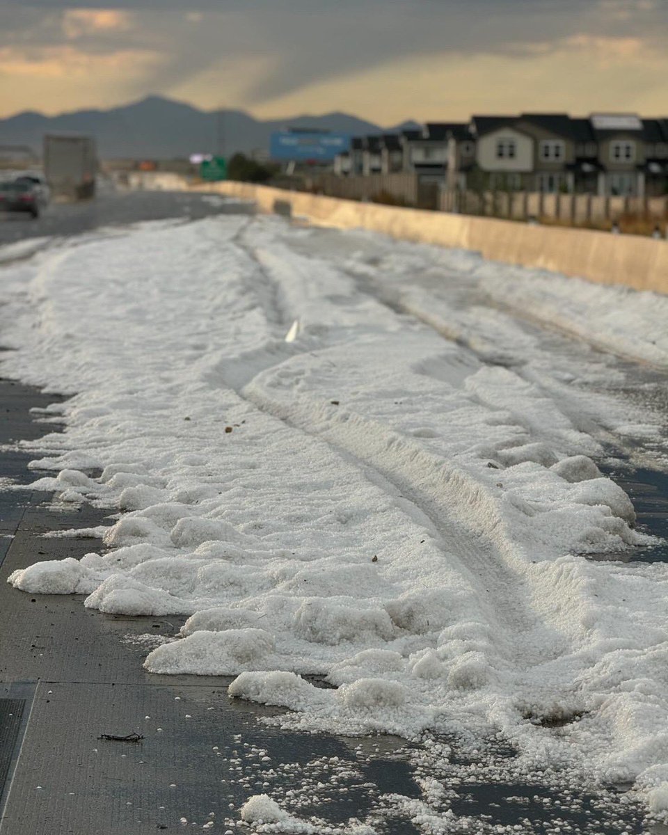 Just when you thought snowplow season was over, Mother Nature decided to hail a little surprise. 🌨️