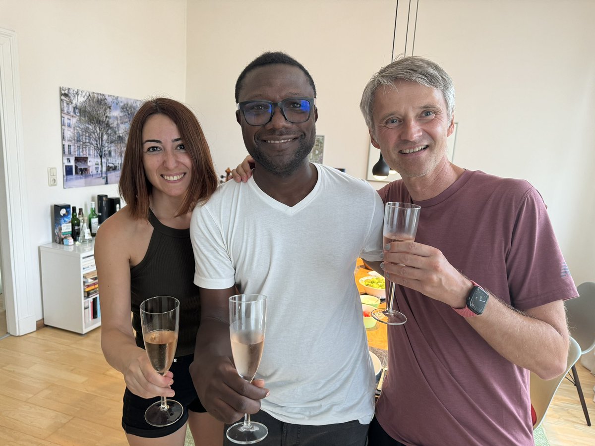Today is a big day. Our dear friend and colleague Frank Senyo Loglo  submitted his dissertation. Cheers, dear Frank, may your future be a bright and shining one!
