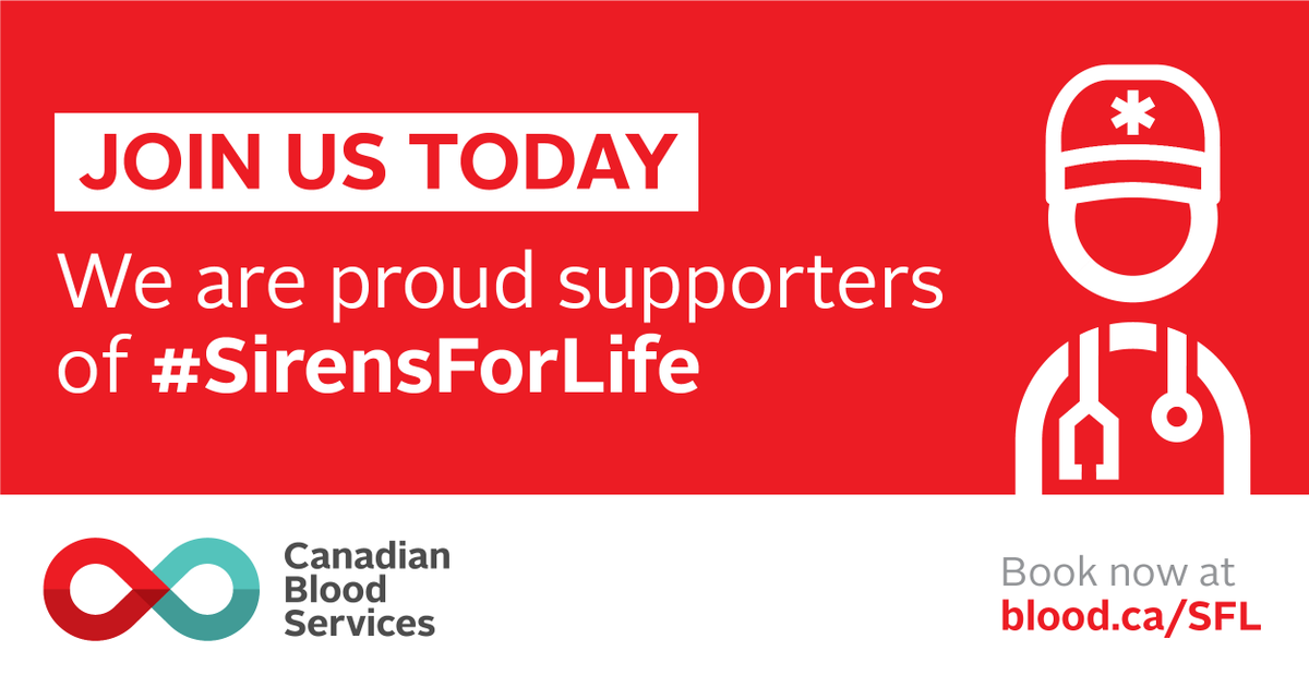 TorontoMedics's tweet photo. The need for blood donations is urgent!
You and your loved ones can help ensure that lifesaving blood products are available by joining @TorontoMedics' #SirensForLife team and booking your appointment to donate at https://t.co/6MRRzIplUG. #DonateTogether https://t.co/2xwMrSCUs3