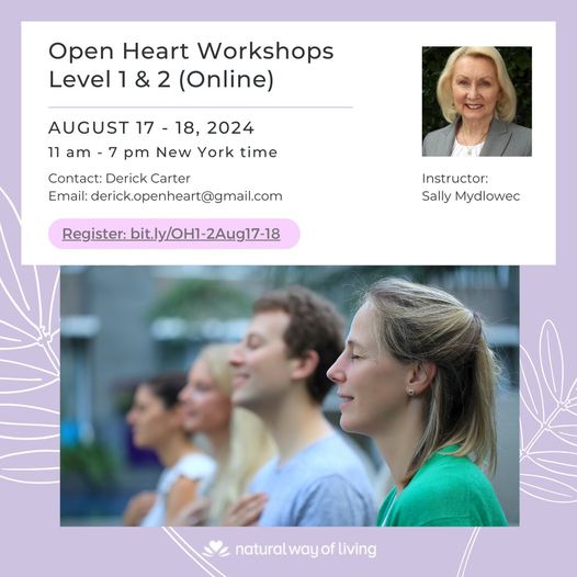 HeartBased's tweet image. Last chance to register for this weekend&apos;s Open Heart workshops! 

Experience the peace and beauty of the spiritual heart in this profoundly deep online series:

naturalwayofliving.com/events/open-he…

#openheart #meditation #💗