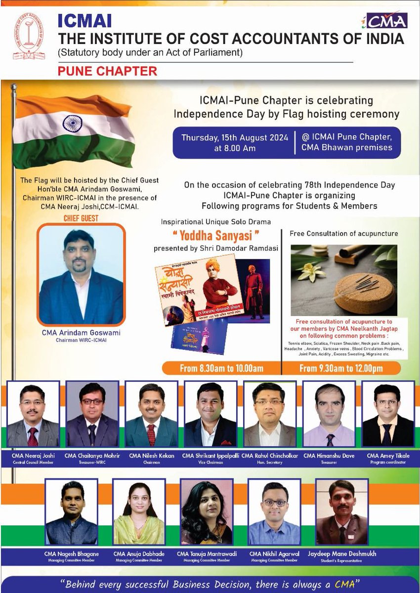 The Institute of Cost Accountants of India Pune tweet media