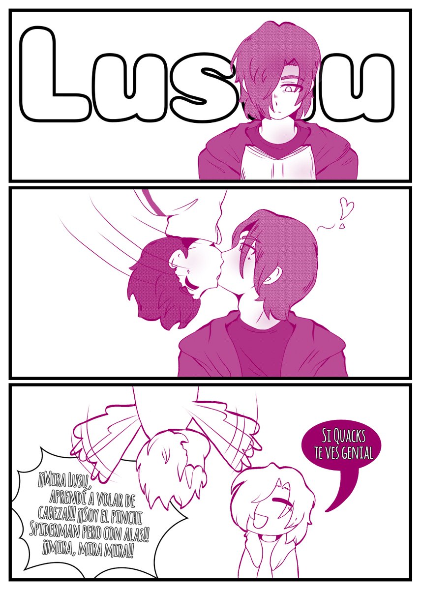 ArtsChann's tweet photo. Dia 4 II Beso Tipo Spiderman
#LuckityKissWeek #luckity #luckityfanart #art #digital #digitalart https://t.co/1FuibBPqo0