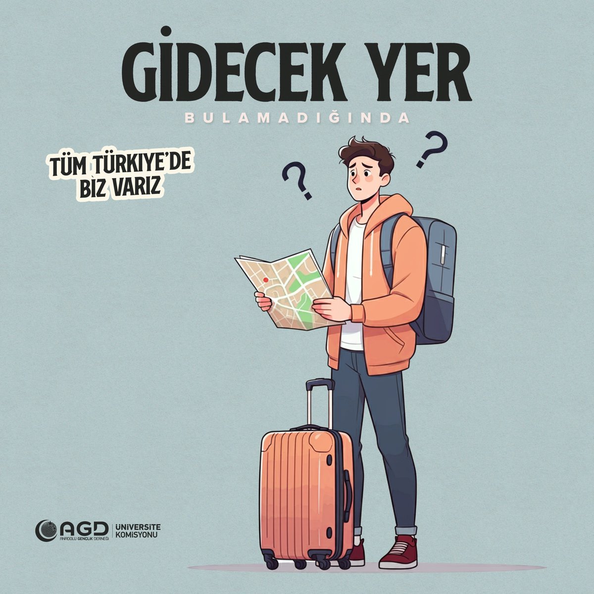 Gidecek yer bulamadığında #TümTürkiyedeBizVarız

#TercihimAGD
#YKS2024