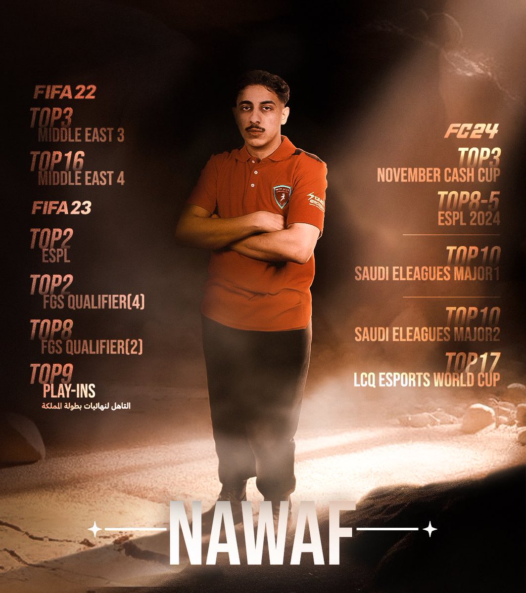 🚨FREE AGENT

اعلن خروجي من نادي <a href="/Level9ES/">LEVEL9</a> (نادي عمر السومة سابقاً) 

كان موسم تعلمت فيه الكثير من تميم وسيف ورغم الظروف الصعبه الي مريت فيها خلال هذي السنه ، وهذي صورة توضح انجازاتي❤️

مستعد لسماع جميع العروض ❤️