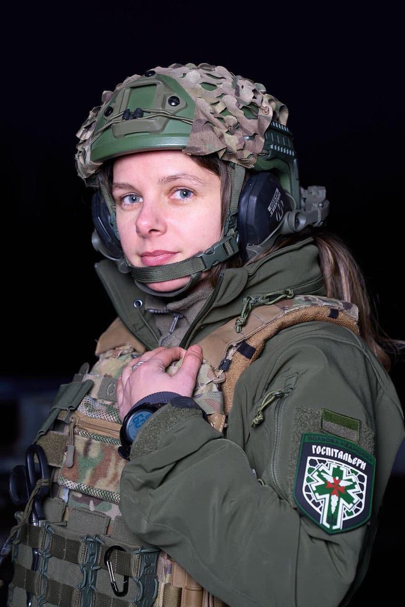 Volunteer medic Oleksandra "Mike" Mulkevych was killed by a Russian drone in Kharkiv region.

It was the last day of her rotation and she was supposed to go home tomorrow.

Russians attacked the medical vehicle with an FPV drone, killing two volunteers and wounding two more in
