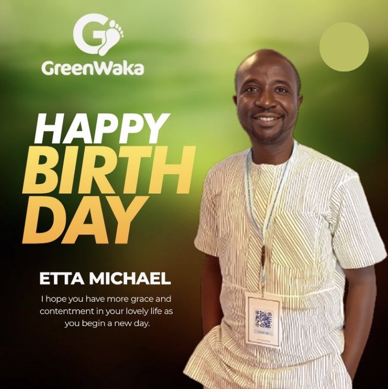 Happy birthday to the Co-Founder of Green Waka, Etta Michael (<a href="/Biz4real57/">The Climate Advocate</a>) May your great day be filled with joy, laughter, and brightness!