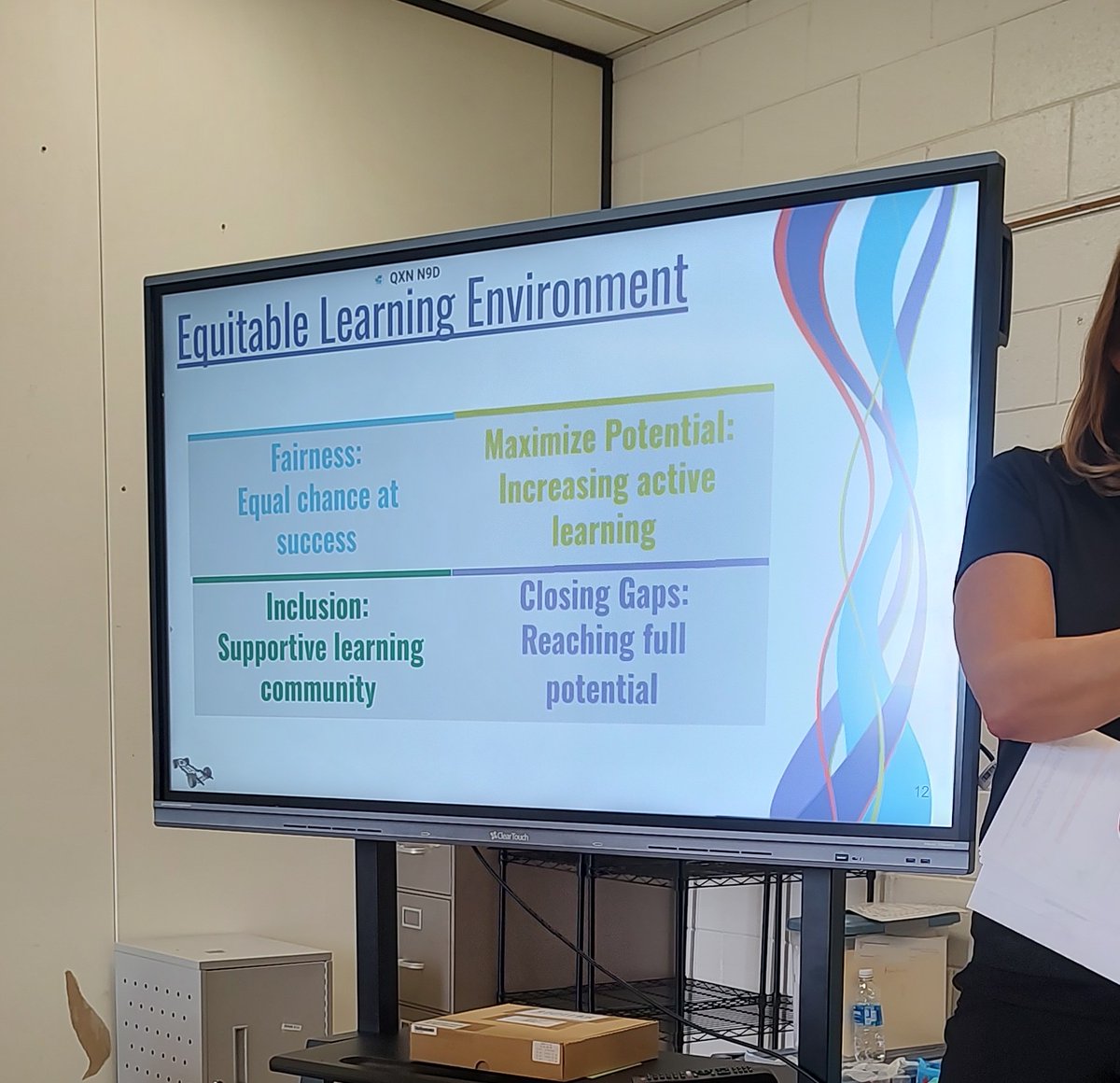 Thank you, Mrs. Howard! Choice Session 2 on Instructional Framework was great.  Thank you for goals.
#WeAreCCS