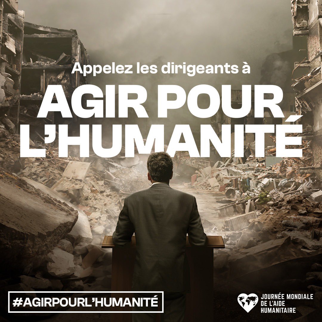 OCHABurkina's tweet photo. Le 19 août c’est la journée mondiale de l’aide humanitaire. 

Rejoignez-nous pour rendre hommage à ceux qui risquent leur vie au quotidien pour aider les autres. 

#AgitPourLHumanite https://t.co/ZpWGjHMNJn