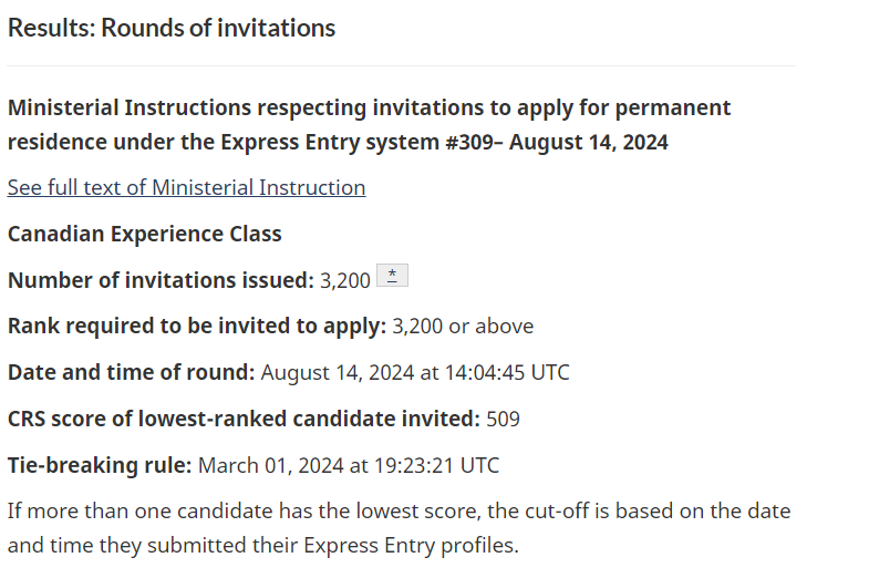 prabhsingh_rcic's tweet image. The express entry program conducted another Canadian experience draw at CRS 509.  

3200 potential candidates are invited to apply for permanent resident. 
#expressentry #canadianexperienceclass