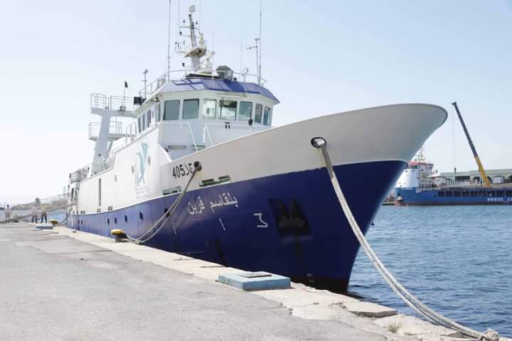 cnrdpa's tweet photo. August 2024: Mr. Ahmed Badani, Minister of Fisheries and Fishing Products, supervised the official launch of the scientific campaign to evaluate fish stocks in Algeria. In cooperation with CGPM
@DZBusinessToday
@UN_FAO_GFCM
@FAOAlgerie https://t.co/bifmOhzYFR