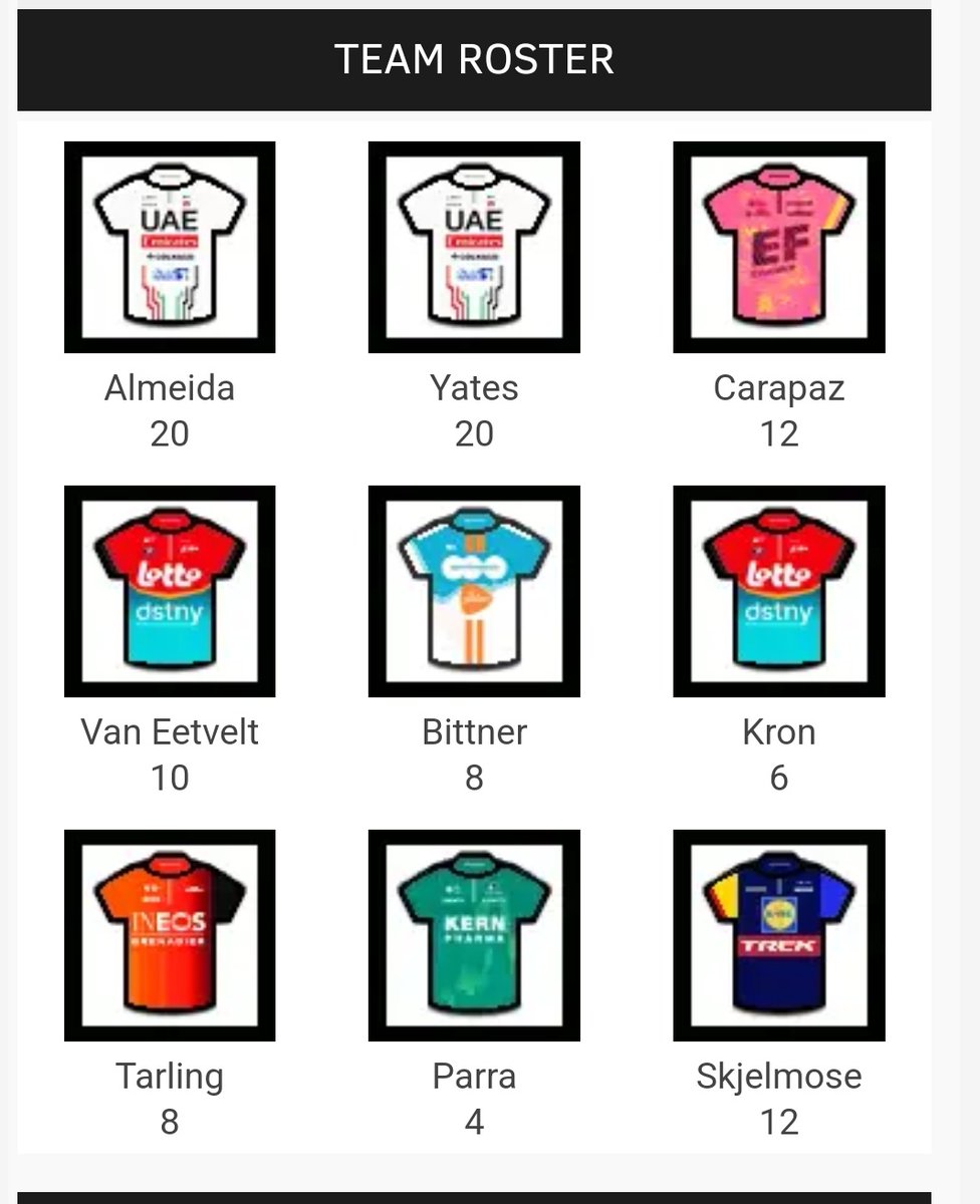 PedroValadas3's tweet image. First team!
#velogames
