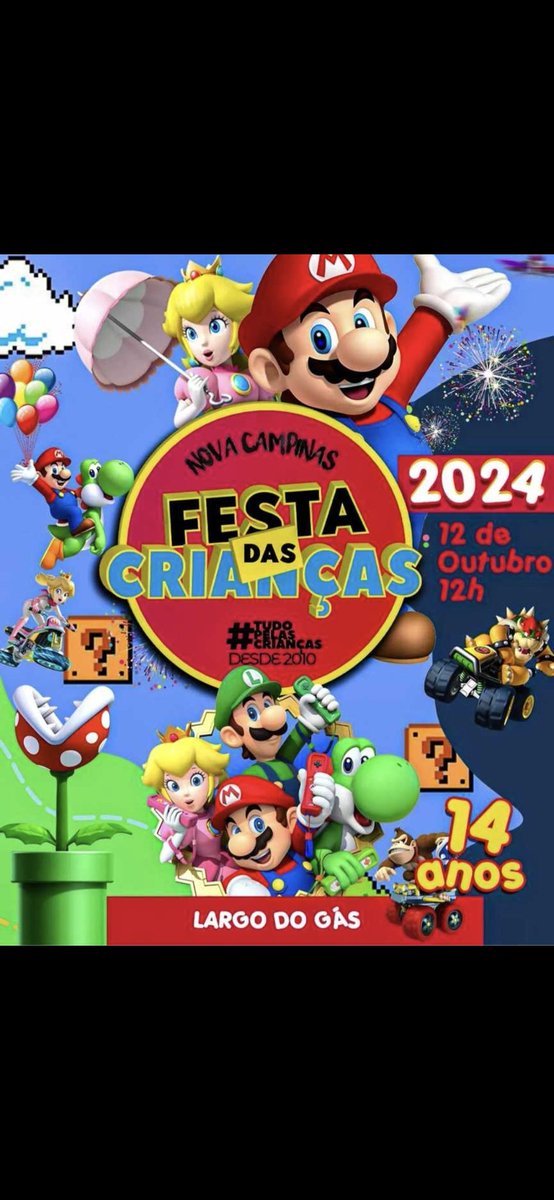 Venha fazer parte dessa linda festa Tudopelascriancas🥳🥳🥳🥳🥳🥳 2024