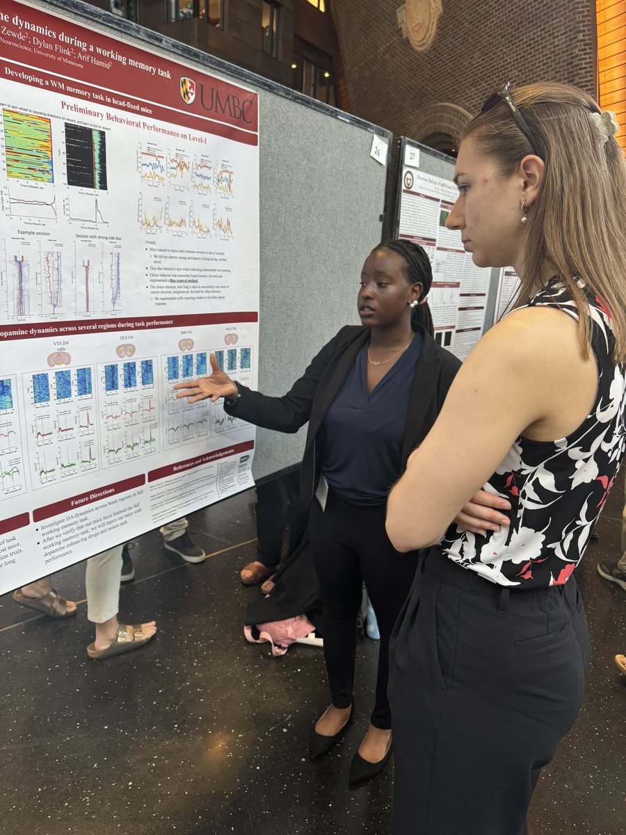 Sad to say goodbye to &amp; very proud of the brilliant LSSURP summer intern, UMBC Meyerhoff Scholar, Mufaro Chiduza as she completes an awesome project in the lab. 

Be on the lookout for this rising star🌟.