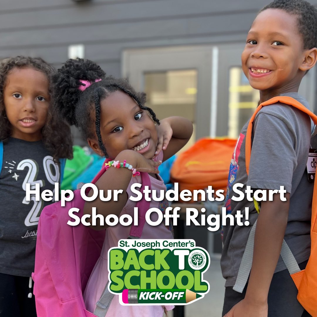 It’s Back-to-School season! 📚 Inflation is tough. St. Joseph Center is raising $50K to help underserved students in LA thrive. Your donations will provide students school supplies and essentials allowing families to save for rent and groceries. More: stjosephctr.org/backtoschool20…