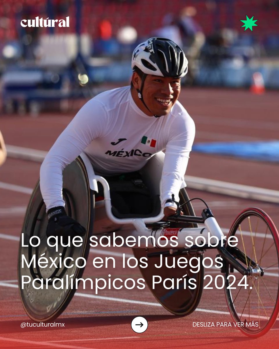 tuculturalmx's tweet photo. 🇲🇽✨ ¡Todo lo que necesitas saber sobre la delegación mexicana en los Juegos Paralímpicos París 2024!

#CULTÚRAL #JuegosParalímpicos2024 #Paralímpicos2024 #OrgulloMexicano #México #París2024 https://t.co/LJrM8QQXMJ