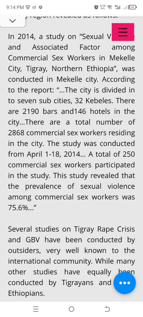 AdumaTube25952's tweet photo. From Rape Culture in Tigray Region of Ethiopia study review https://t.co/eVcalwEWc1