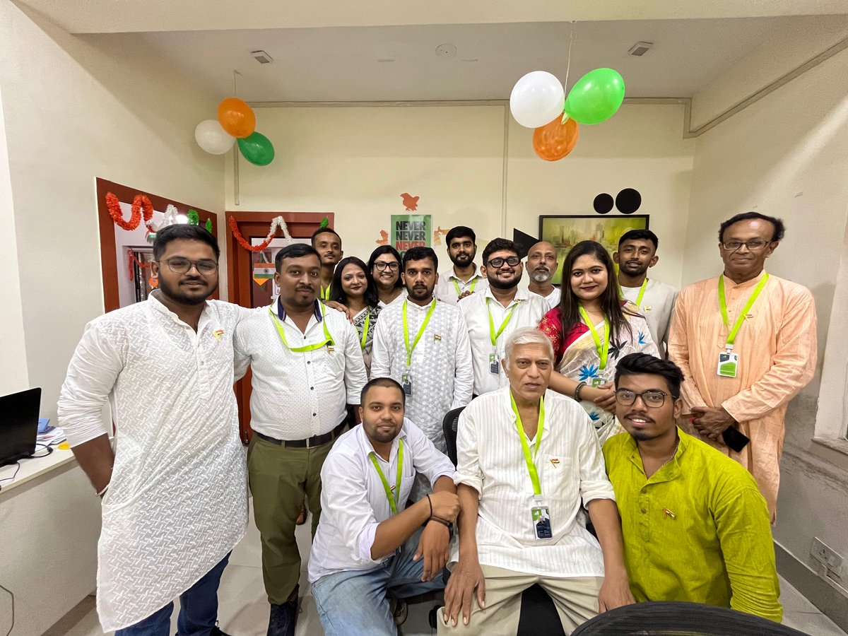 MindandMatterin's tweet photo. At Mind &amp; Matter, we celebrate Independence Day by honoring our unity in diversity. Together, we stand as one, showcasing the strength and beauty of our united front as Indians. Happy Independence Day! 

#HappyIndependenceDay #FirstFloor #IndependenceDay https://t.co/mp9TMG8LpW