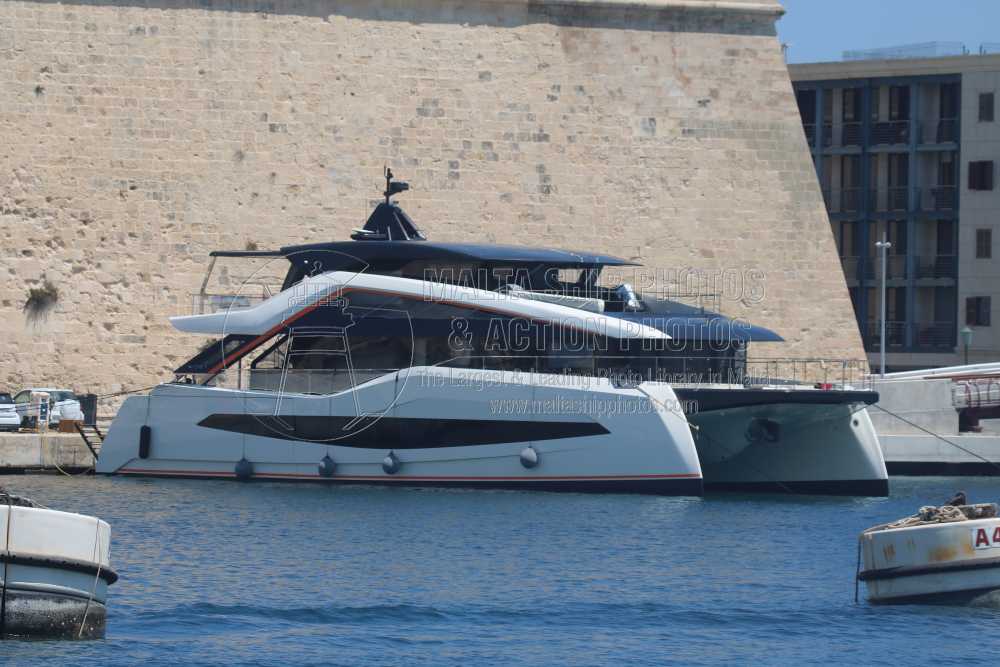 Shipguru's tweet photo. #Italian #newbuilt #yacht #ACALI #homeported at #Valletta #moored to #StAngelo_Wharf, #GrandHarbourMarina (#GHM), #grandharbourmalta - 13.08.2024 - https://t.co/nfgboxc3g3 - NO PHOTOS can be used or manipulated without our permission @YachtspotterCom @GrandHMarina @YachtingMag https://t.co/Y10lBFljeJ