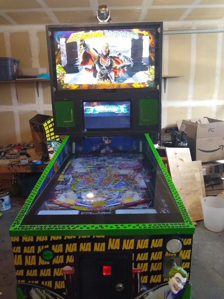 PopupVirtualEnt's tweet photo. Im Batman!  Order your custom built, from the ground up! Order your virtual pinball experience today! DM me or visit https://t.co/TEeUbnYxeA https://t.co/I5oNJ4QMhF