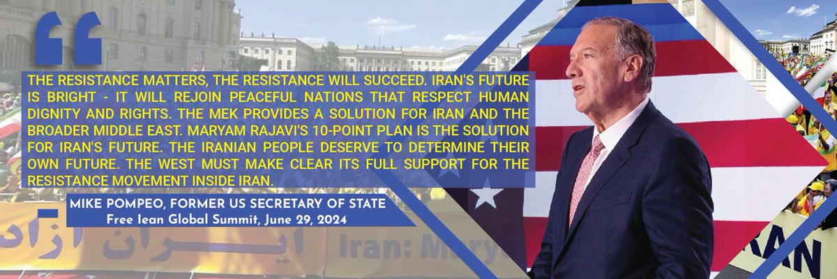 OrgIAC's tweet photo. "THE WEST MUST MAKE CLEAR ITS FULL SUPPORT FOR THE RESISTANCE MOVEMENT INSIDE IRAN" - @mikepompeo
#MaximumPressureAct #MaximumPressurePolicy #HR6114 #MaximumPressure @RepJoeWilson https://t.co/iEEkUU21C6