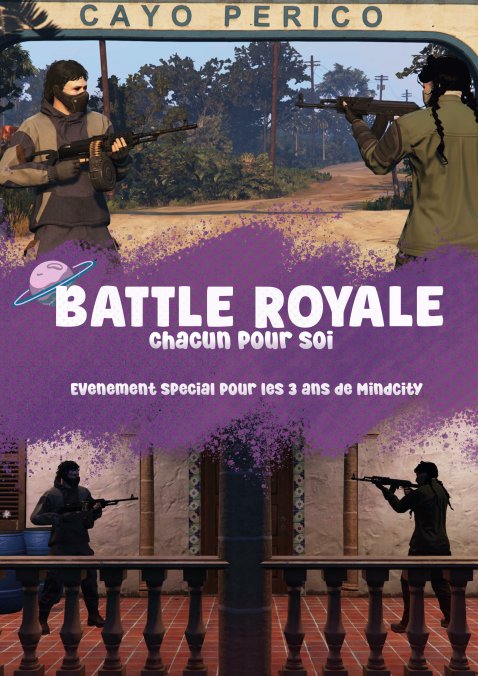 MindCity_RP's tweet image. Ce soir, pour l'anniversaire de MindCity, on se fait un BATTLE ROYALE sur le serveur !
Si vous voulez assister au spectacle, rendez-vous sur le stream d'Andros ⤵️
twitch.tv/andros_grown