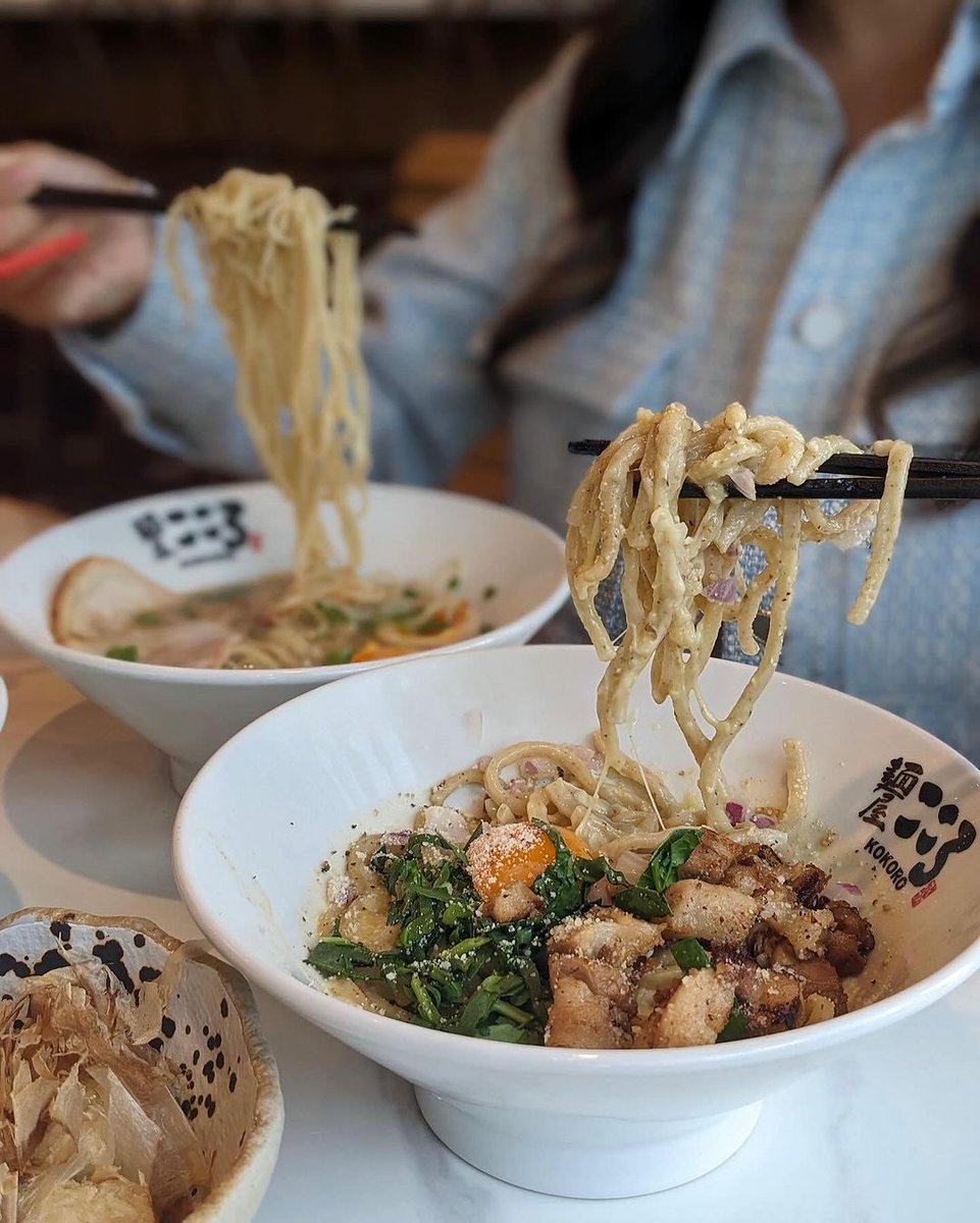 Kokoro Tokyo Mazesoba has been crafting elevated mazesoba noodle dishes in Tokyo since 2014. River District is proud to be a part of this cultural and culinary history with our very own Kokoro location.  

📸ig: kokoro_mazesoba
