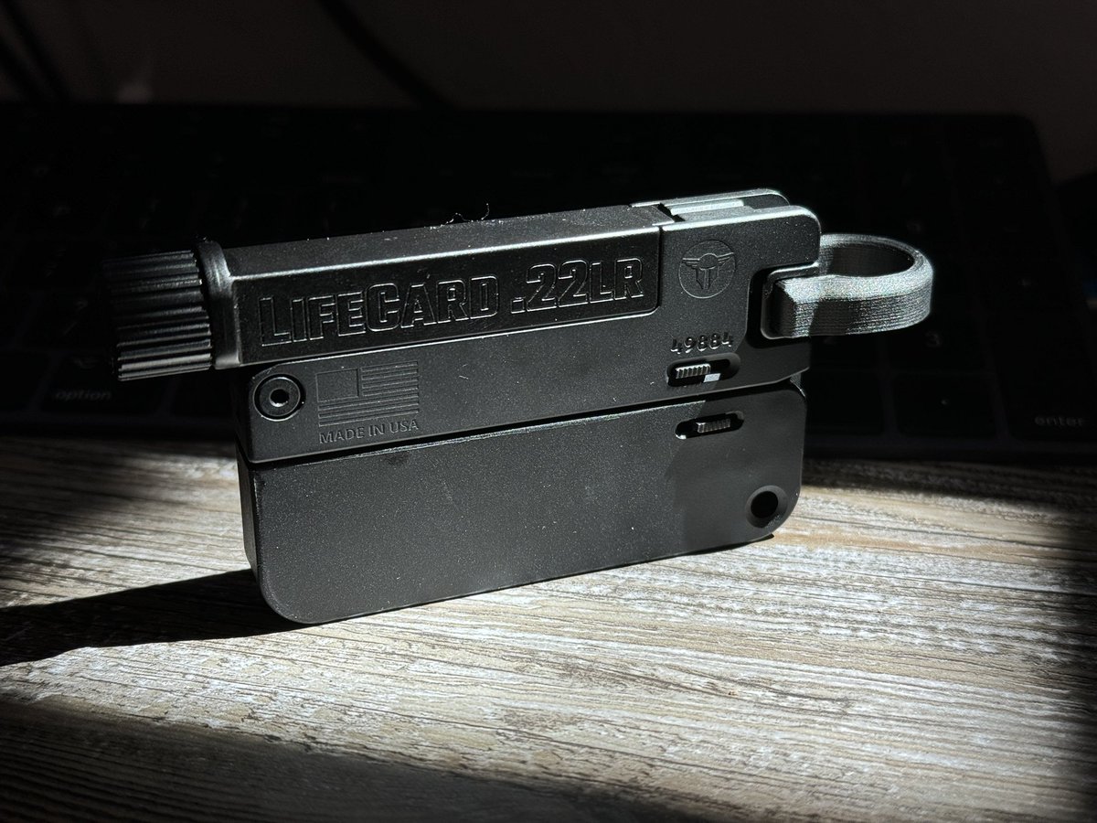 Customsmithmfg's tweet photo. New charging handle for the LifeCard 22single shot pistol. https://t.co/oukanXMmrm https://t.co/kzTsdcWQxr