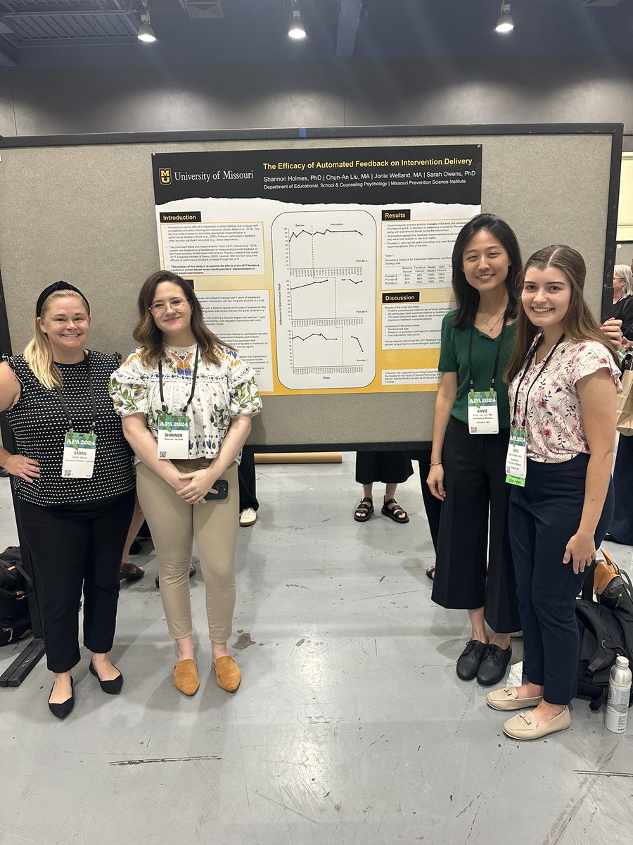 Mizzou School Psychology (@muschoolpsych) on Twitter photo Some of our amazing faculty and students (pictured: <a href="/jonie__welland/">Jonie Welland</a> and Annie Liu) ventured to the American Psychological Association’s Annual Convention in Seattle to present research this past week. #schoolpsychology Some of our amazing faculty and students (pictured: <a href="/jonie__welland/">Jonie Welland</a> and Annie Liu) ventured to the American Psychological Association’s Annual Convention in Seattle to present research this past week. #schoolpsychology